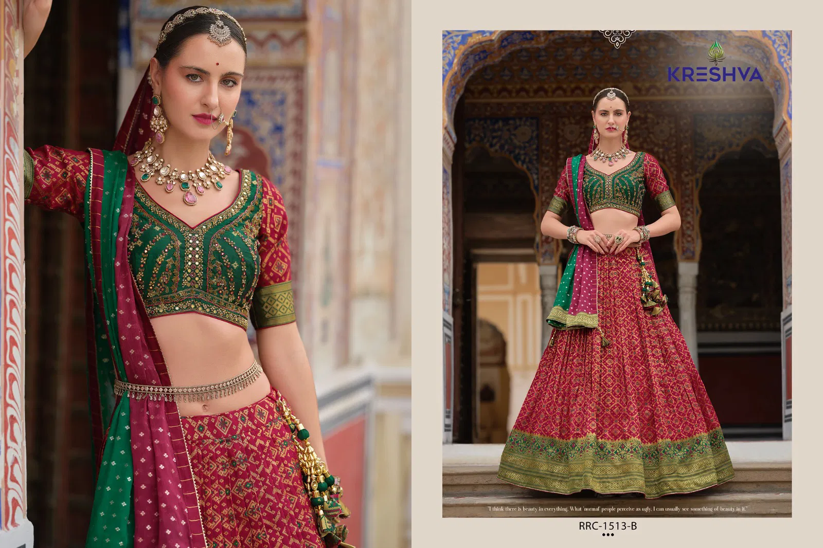 Shivangi By Kreshva Silk Wedding Wear Lehenga Choli Wholesale In India